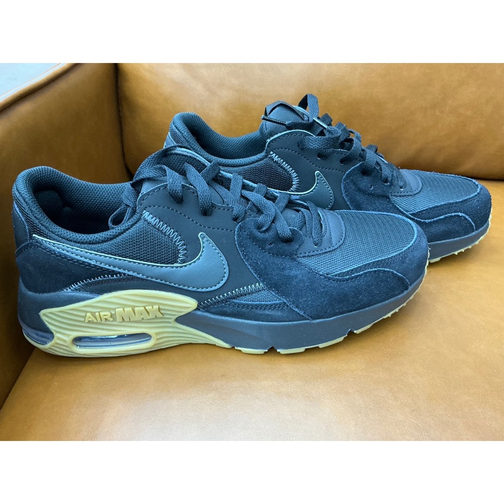 Nike Air Max Excee Shoes Mens Black Gum Excellent CD4165-016